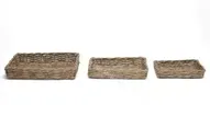 Корзина Secret De Maison Numbai (набор из 3 штук ) натуральный ротанг, Натуральный Кубу / Natural Kubu